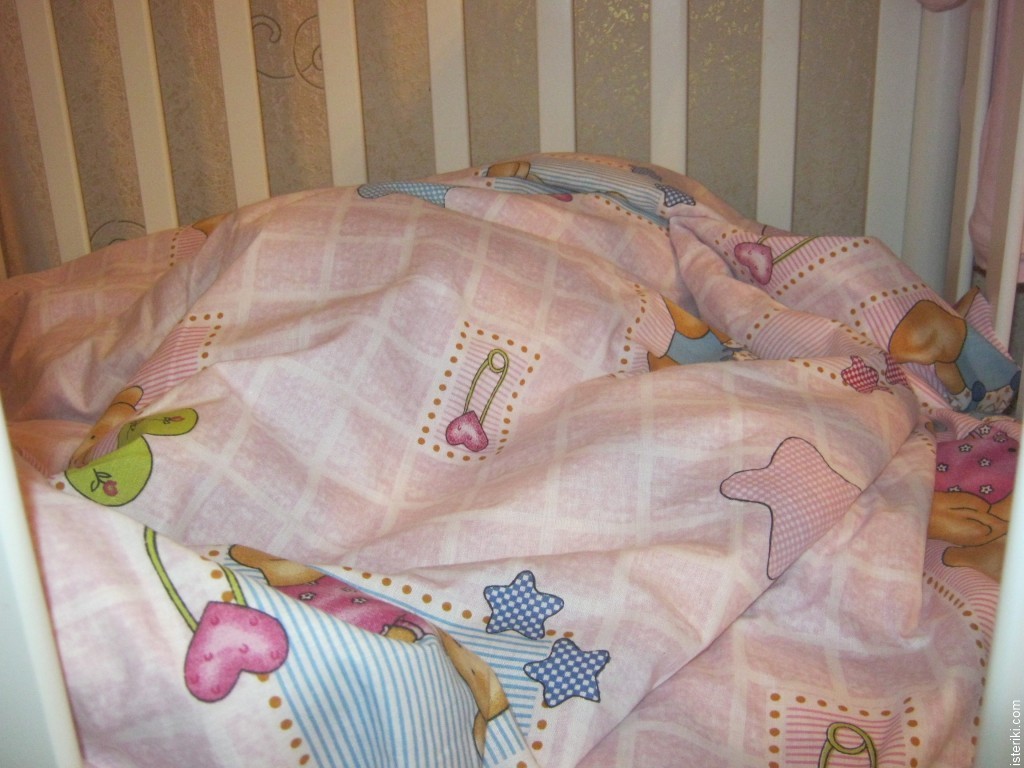Узор на детском одеяле